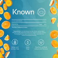 Known Vitamin D Gummies Orange